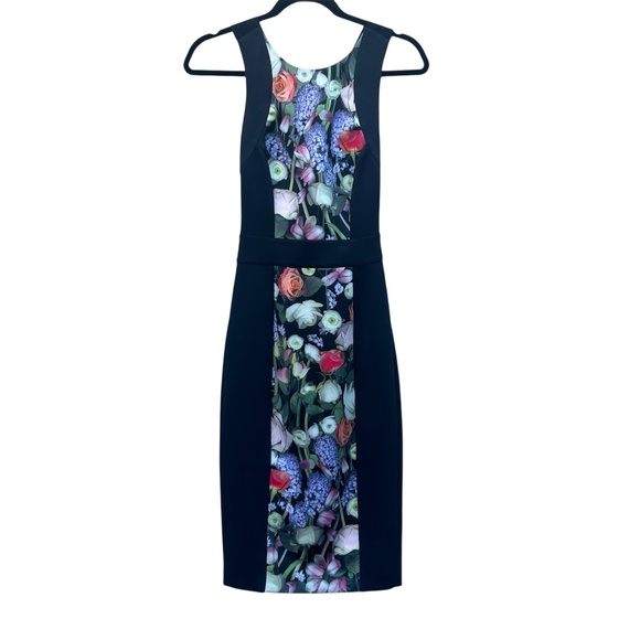 Ted Baker London Akva Kensington Floral Body-Con Cocktail Dress Size 0 - Picture 2 of 13